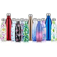 Botella de Agua de acero inoxidable sin BPA-350-500-750-1000 ml Botella Termica aisladas al vacío Botellas de doble…